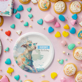 Summer vibes Goat - Geburtstagsparty - Pappteller