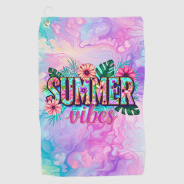 Summer Vibes Golfhandtuch