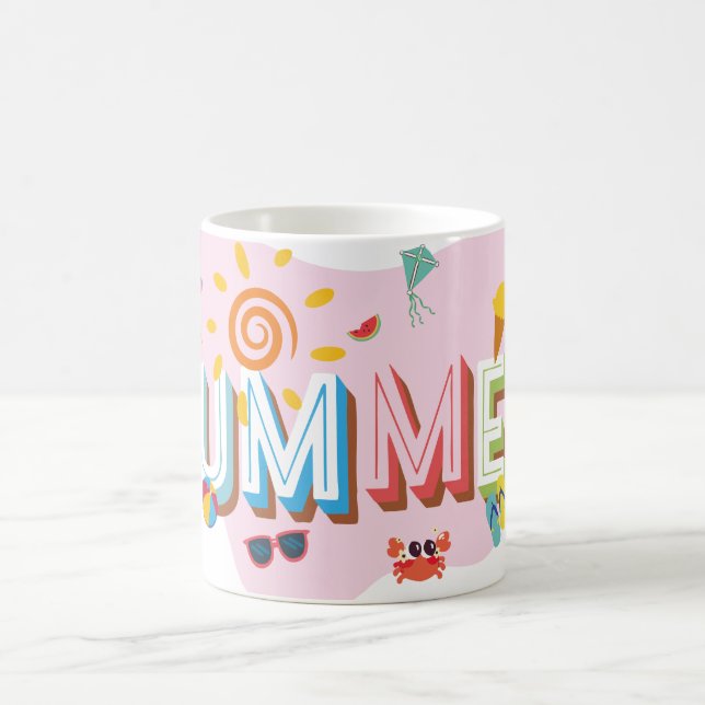 Summer Vibes Kaffeetasse (Mittel)