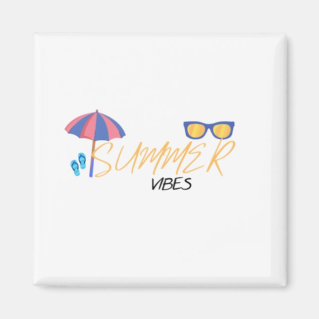 Summer Vibes Magnet (Vorne)