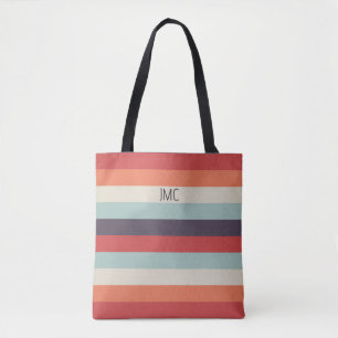 Summer Vibes Mit Monogramm Stripe Muster