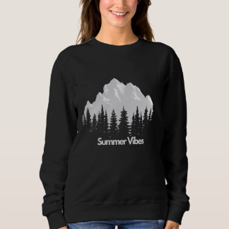 Summer Vibes Mountain, Adventure Uniq Design for S Sweatshirt