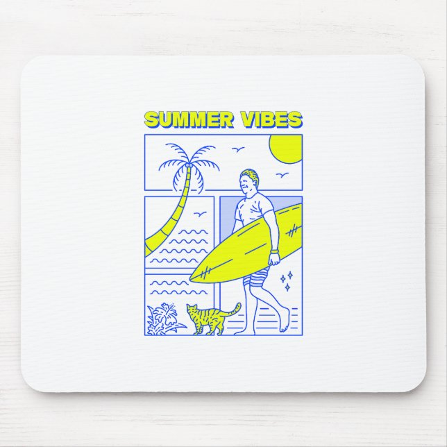 Summer Vibes Mousepad (Vorne)