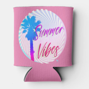 Summer Vibes Neon Palm Tree Beach Lifestyle Dosenkühler