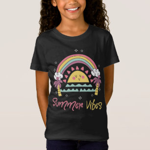 Summer Vibes : Niedliches Summer Design Outfit T-Shirt