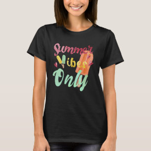 Summer Vibes only Summer Obsteis Creme Melon Lem T-Shirt