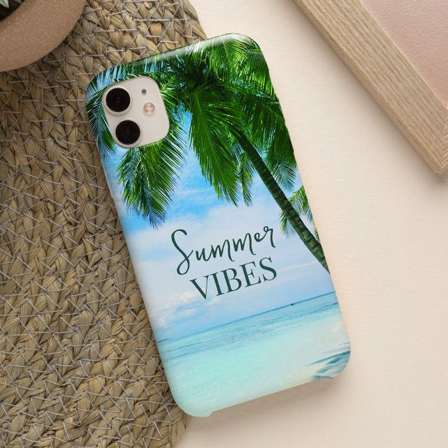 Summer Vibes Palm Tree Beach Relaxter Ozean Case-Mate iPhone Hülle (Summer Vibes Palm Tree Beach Relaxing Ocean Case-Mate iPhone)