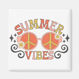 Summer Vibes Peace Sonnenbrille Magnet