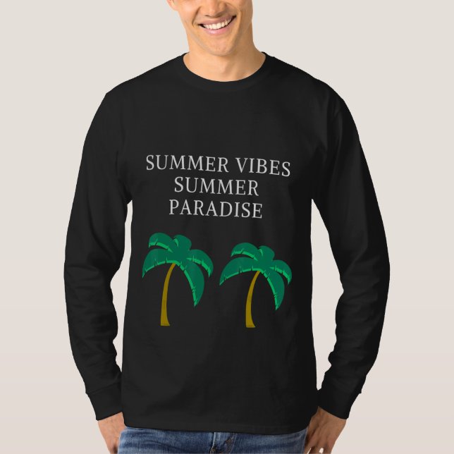 Summer Vibes Summer Paradise T-Shirt (Vorderseite)