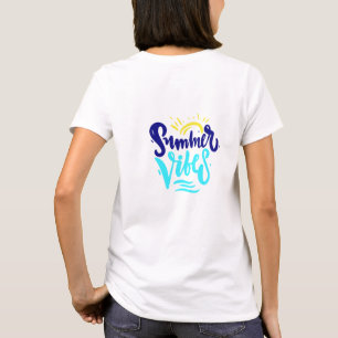 Summer Vibes Sun & Waves T-Shirt