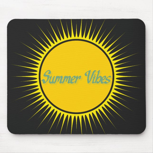 Summer Vibes Sunshine Mousepad (Vorne)