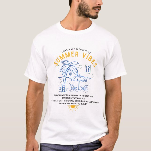 Summer Vibes T - Shirt (Vorderseite)