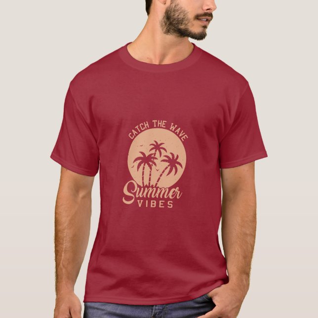 Summer vibes T - Shirt Design (Vorderseite)