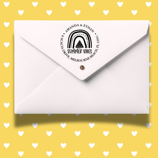 Summer Vibes Theme Permastempel (Capture the spirit of summer with self-inking stamp)