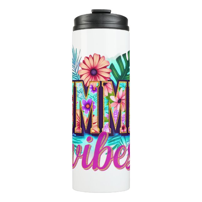 Summer Vibes Thermosbecher (Vorderseite)