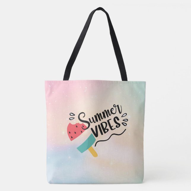 Summer Vibes Tote Bag (Vorderseite)