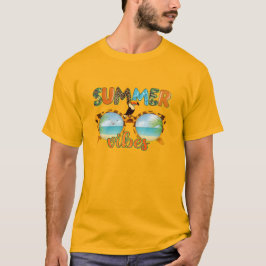 Summer Vibes Toucan Sonnenbrille T-Shirt