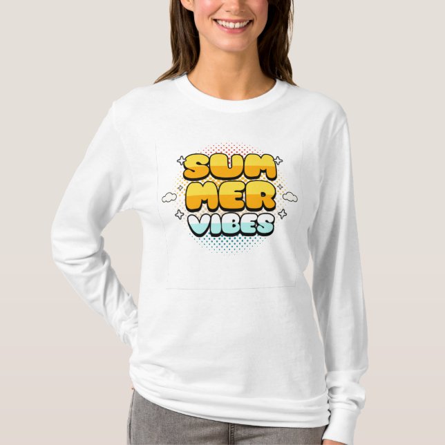 Summer Vibes Trend T-Shirt (Vorderseite)