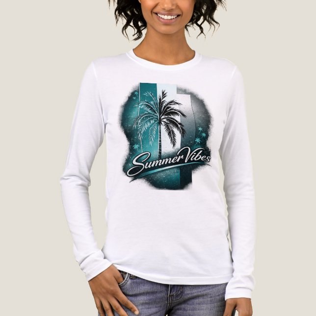 Summer Vibes Tri-Blend Shirt (Vorderseite)
