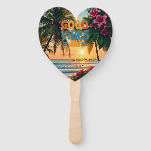 Summer Vibes Tropical Notebook Fächer