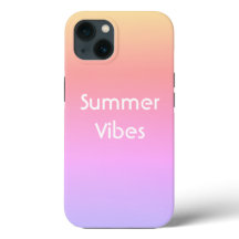Summer Vibes Typografie Gradient Pink