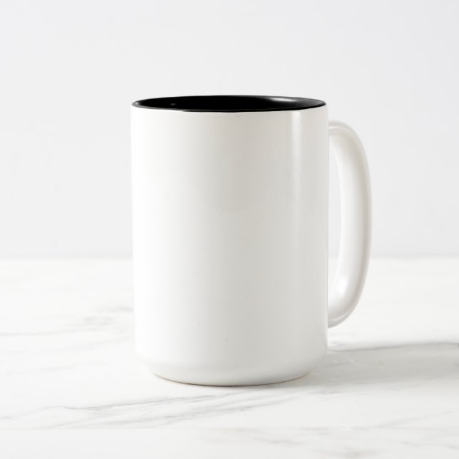 Summer Vibes  Zweifarbige Tasse (VorderseiteRechts)