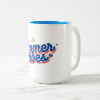 Summer Vibes Zweifarbige Tasse