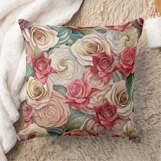 Summer vitage roses style Design cushion Kissen
