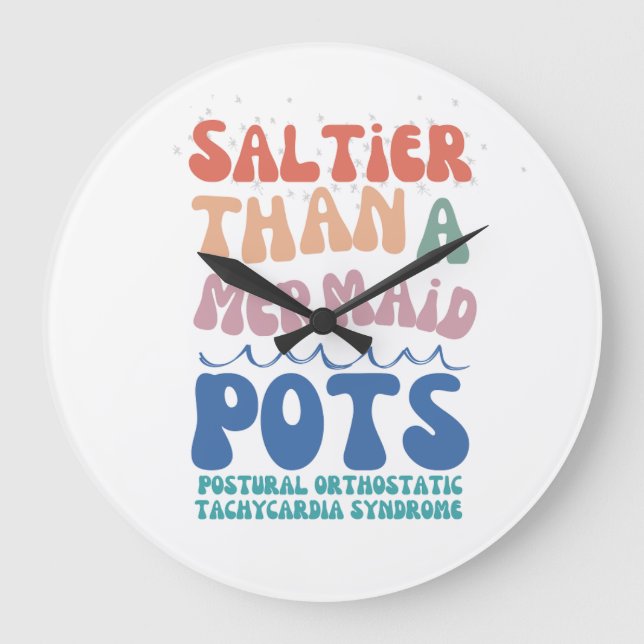 Summer Wall Clock Große Wanduhr (Vorderseite)