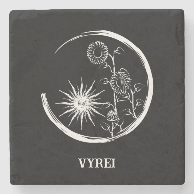 Summer Wappen Steinuntersetzer (Vorderseite)