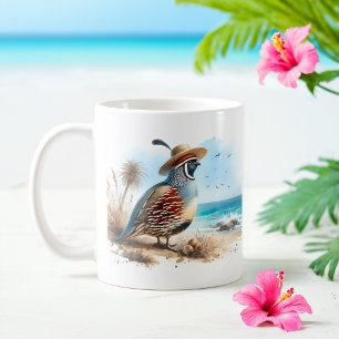 Summer Watercolor California Quai Kaffeetasse