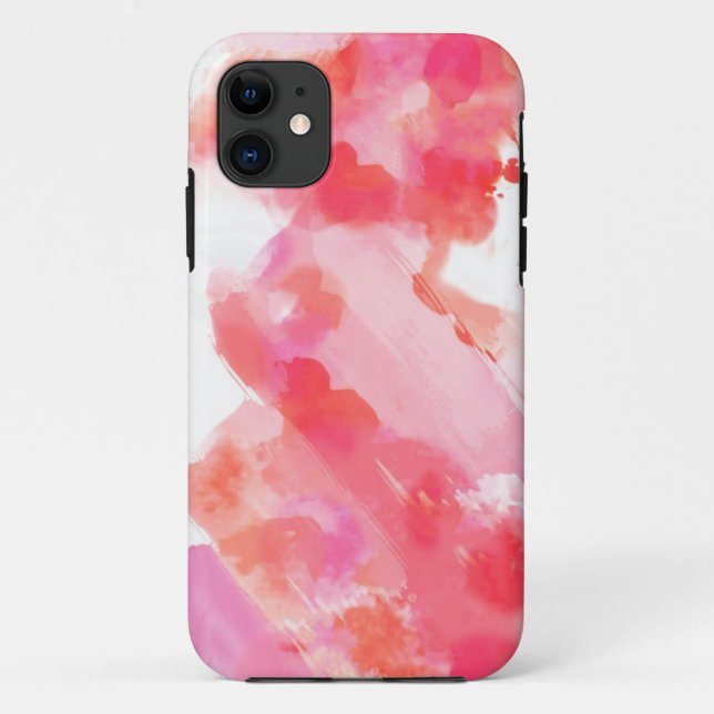 Summer Watercolor iPhone Case (Rückseite)