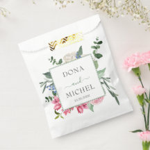 Summer Watercolor Wild Floral Wedding