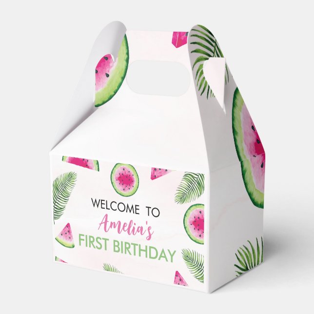 Summer Watermelon Birthday Fevor Box Geschenkschachtel (Vorderseite)
