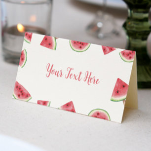 Summer Watermelon Birthday Platzkarte