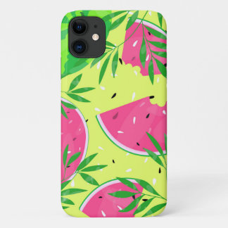 Summer Watermelon Branches Seeds Bright Tropical Case-Mate iPhone Hülle