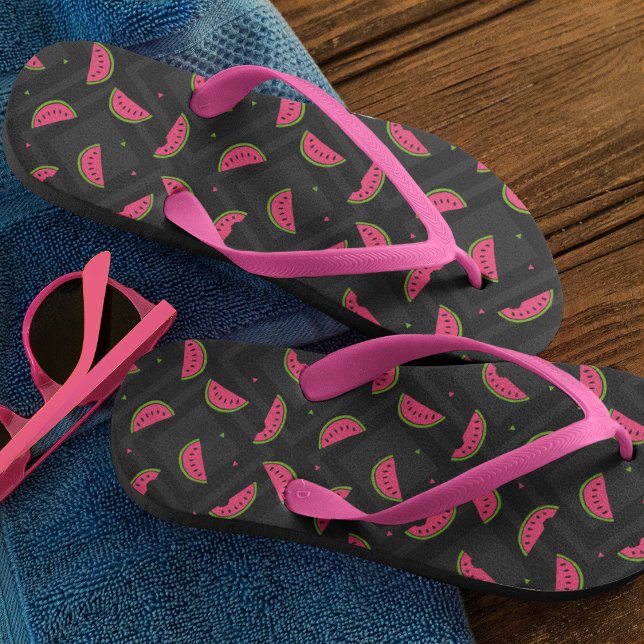 Summer Watermelon Gemustert Flip Flops (Von Creator hochgeladen)