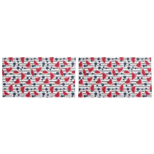Summer Watermelon Kissenbezug (Vorderseite-Set)