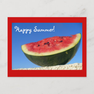Summer Watermelon Postcard Postkarte