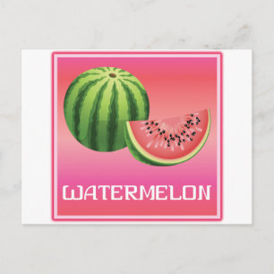 Summer Watermelon Postkarte