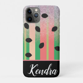 Summer Watermelon Seed Strip Illustration Sparkle Case-Mate iPhone Hülle
