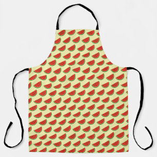 Summer Watermelon Yellow Kitchen Schürze