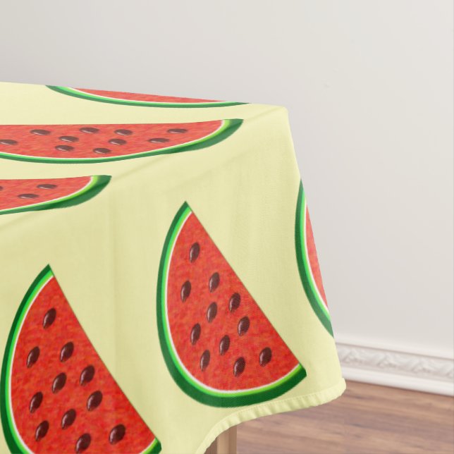 Summer Watermelon Yellow Tableclout Wohngestaltung Tischdecke (Beispiel)