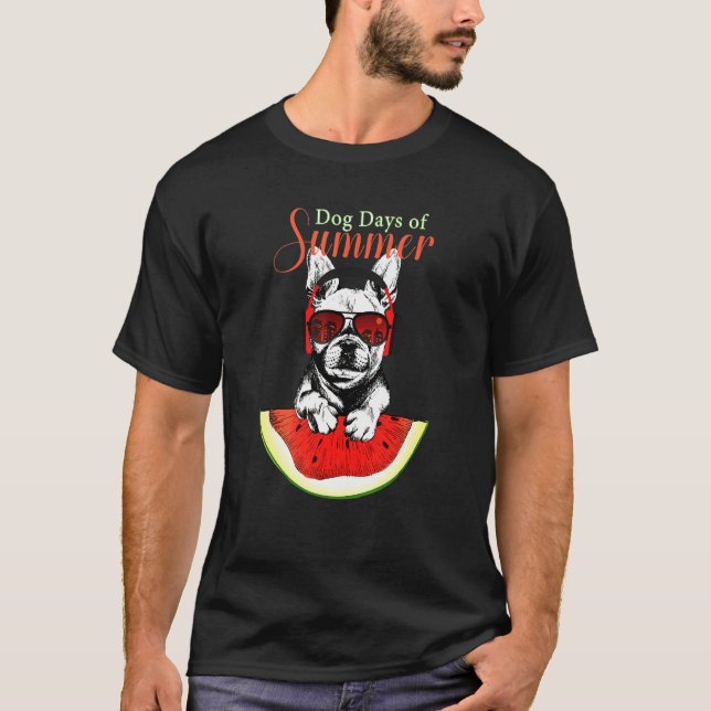 Summer Welsh Corgi Corgi T-Shirt (Vorderseite)