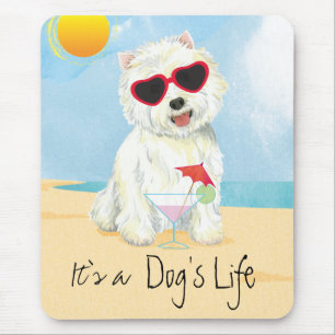 Summer Westie Mousepad