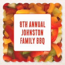 Summer Wiedersehen Colorful Foto GRILLEN Family Pi Untersetzer