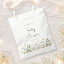 Summer Wildblume Field Baby Dusche
