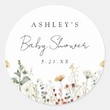 Summer Wildblume Field Baby Dusche