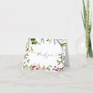 Summer Wildblume Vielen Dank Dankeskarte