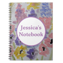 Summer Wildblumen Spiral Notebook